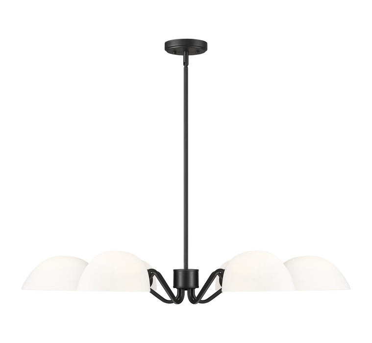 Z-Lite - 3048-6MB - Six Light Chandelier - Breton - Matte Black