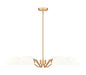 Z-Lite - 3048-6MGLD - Six Light Chandelier - Breton - Modern Gold