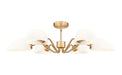 Z-Lite - 3048-6MGLD - Six Light Chandelier - Breton - Modern Gold