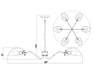 Z-Lite - 3048-6MGLD - Six Light Chandelier - Breton - Modern Gold
