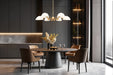 Z-Lite - 3048-6MGLD - Six Light Chandelier - Breton - Modern Gold