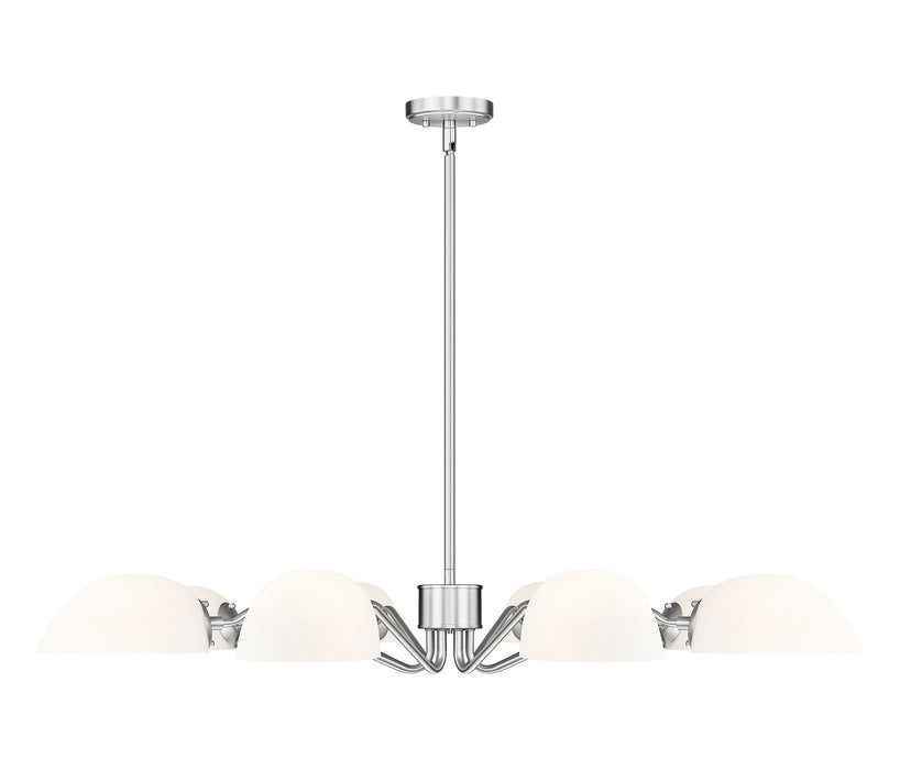 Z-Lite - 3048-8BN - Eight Light Chandelier - Breton - Brushed Nickel