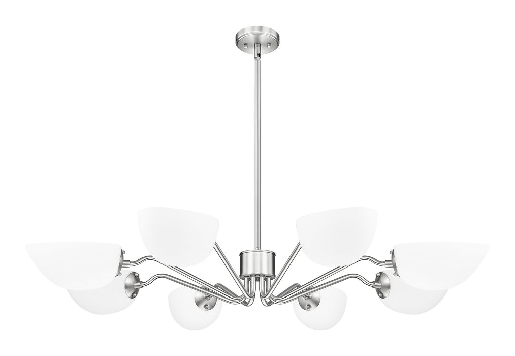 Z-Lite - 3048-8BN - Eight Light Chandelier - Breton - Brushed Nickel