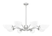 Z-Lite - 3048-8BN - Eight Light Chandelier - Breton - Brushed Nickel