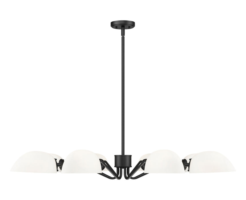 Z-Lite - 3048-8MB - Eight Light Chandelier - Breton - Matte Black