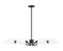 Z-Lite - 3048-8MB - Eight Light Chandelier - Breton - Matte Black