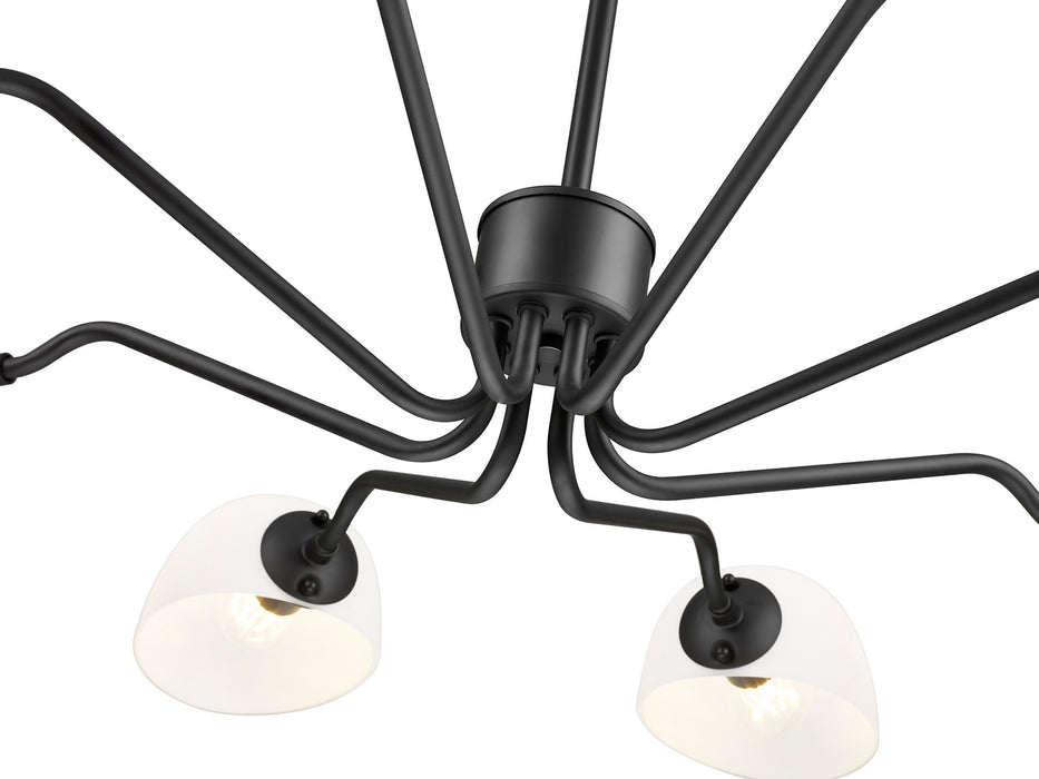 Z-Lite - 3048-8MB - Eight Light Chandelier - Breton - Matte Black
