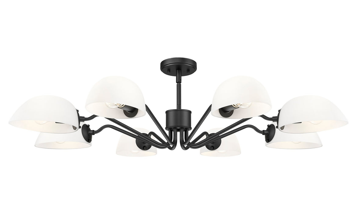 Z-Lite - 3048-8MB - Eight Light Chandelier - Breton - Matte Black