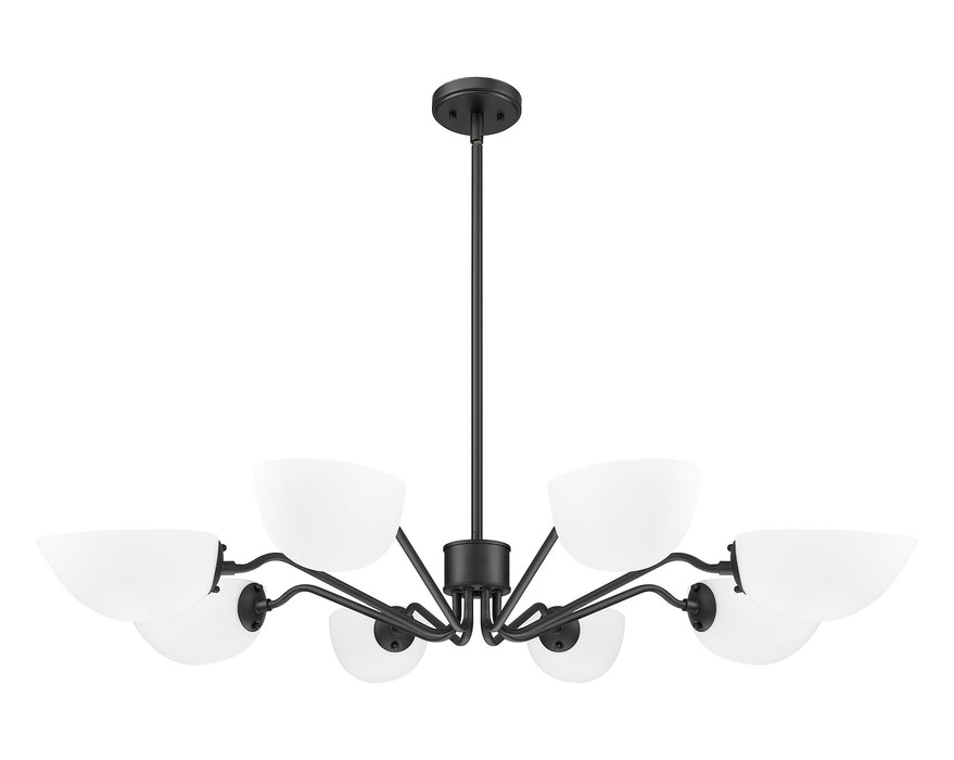 Z-Lite - 3048-8MB - Eight Light Chandelier - Breton - Matte Black