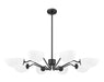 Z-Lite - 3048-8MB - Eight Light Chandelier - Breton - Matte Black