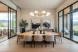 Z-Lite - 3048-8MGLD - Eight Light Chandelier - Breton - Modern Gold