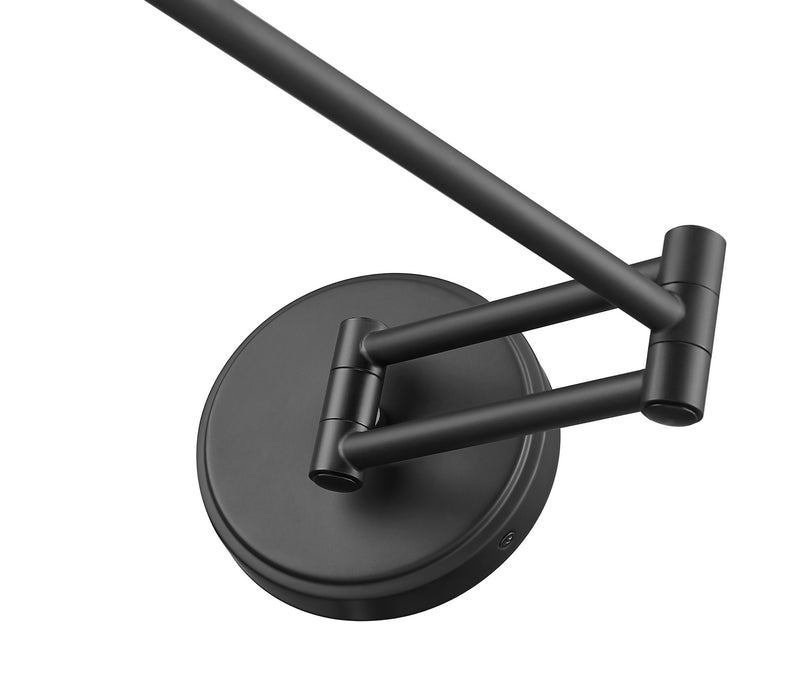 Z-Lite - 3048S-MB - One Light Wall Sconce - Breton - Matte Black