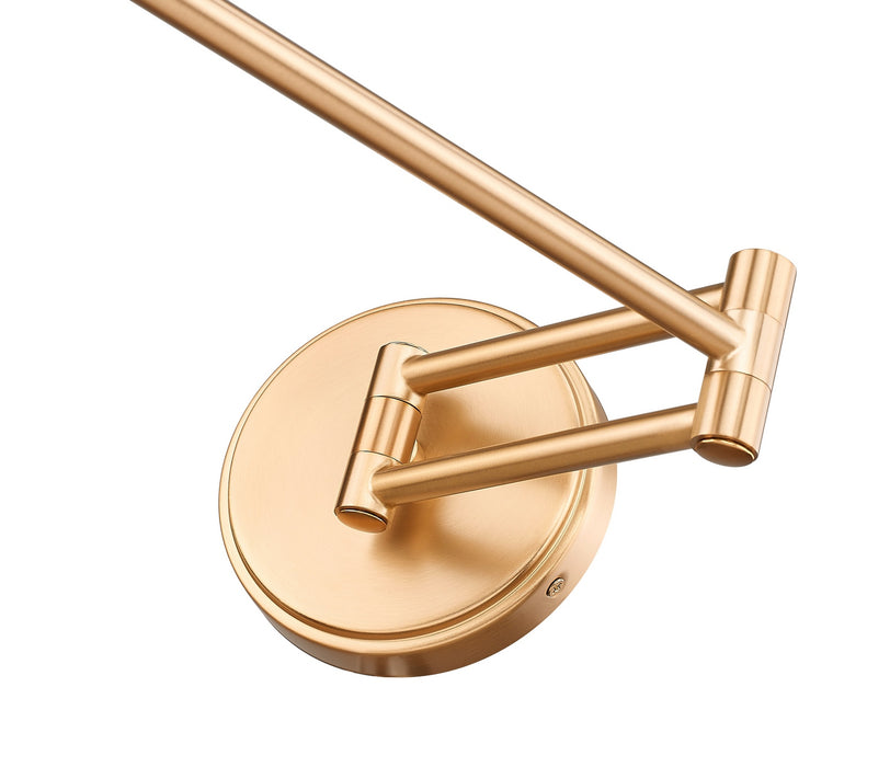 Z-Lite - 3048S-MGLD - One Light Wall Sconce - Breton - Modern Gold