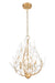 Z-Lite - 353-18MGLD - Four Light Chandelier - Claudine - Modern Gold