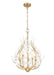 Z-Lite - 353-24MGLD - Five Light Chandelier - Claudine - Modern Gold