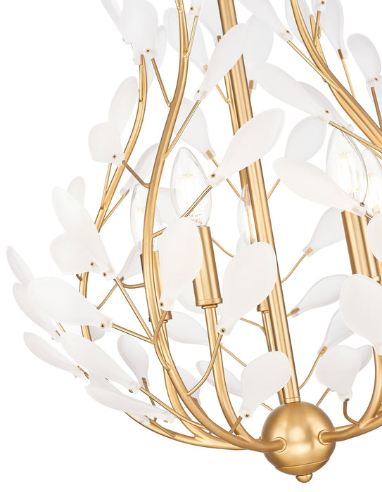 Z-Lite - 353-24MGLD - Five Light Chandelier - Claudine - Modern Gold