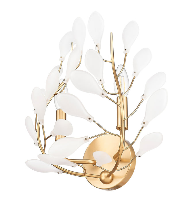 Z-Lite - 353-2S-MGLD - Two Light Wall Sconce - Claudine - Modern Gold