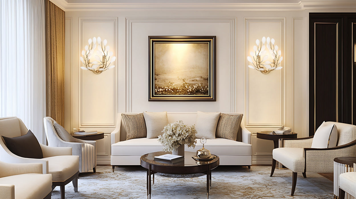 Z-Lite - 353-2S-MGLD - Two Light Wall Sconce - Claudine - Modern Gold