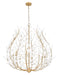 Z-Lite - 353-38MGLD - Eight Light Chandelier - Claudine - Modern Gold