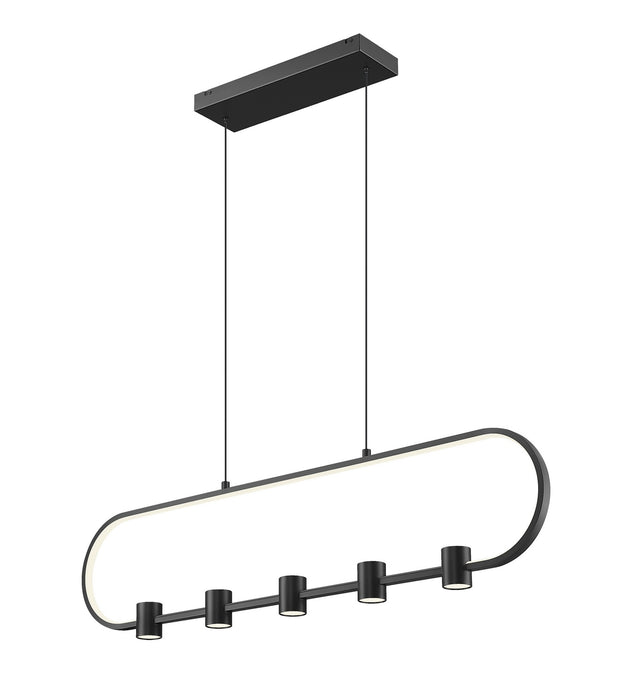Z-Lite - 4101-42L-MB-LED - LED Linear Chandelier - Saros - Matte Black