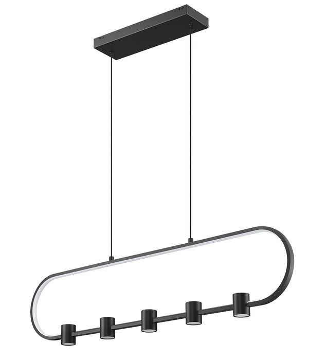 Z-Lite - 4101-42L-MB-LED - LED Linear Chandelier - Saros - Matte Black