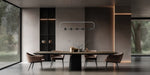 Z-Lite - 4101-42L-MB-LED - LED Linear Chandelier - Saros - Matte Black