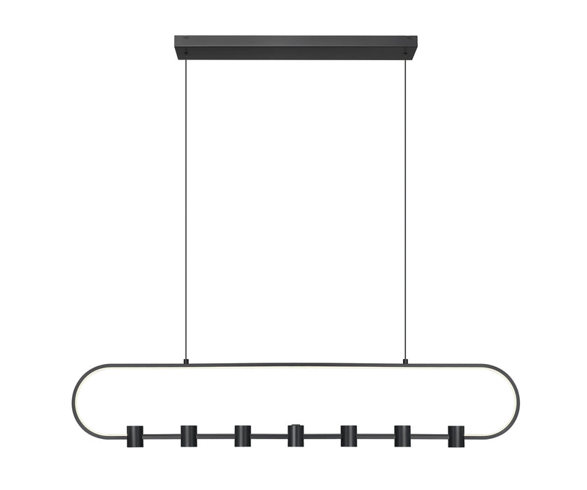 Z-Lite - 4101-54L-MB-LED - LED Linear Chandelier - Saros - Matte Black