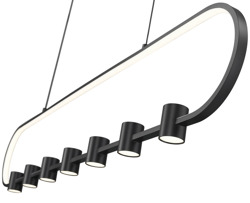 Z-Lite - 4101-54L-MB-LED - LED Linear Chandelier - Saros - Matte Black