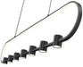 Z-Lite - 4101-54L-MB-LED - LED Linear Chandelier - Saros - Matte Black
