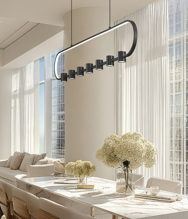Z-Lite - 4101-54L-MB-LED - LED Linear Chandelier - Saros - Matte Black