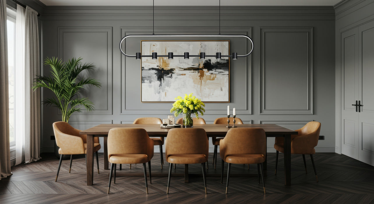 Z-Lite - 4101-54L-MB-LED - LED Linear Chandelier - Saros - Matte Black