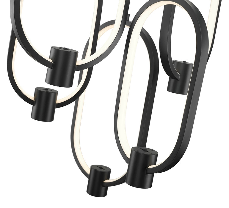 Z-Lite - 4101-5MB-LED - LED Chandelier - Saros - Matte Black