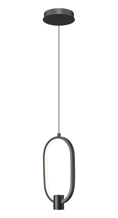 Z-Lite - 4101-7MB-LED - LED Pendant - Saros - Matte Black