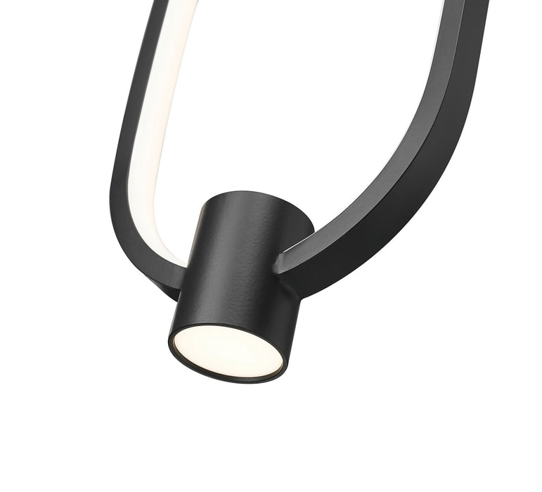 Z-Lite - 4101-7MB-LED - LED Pendant - Saros - Matte Black