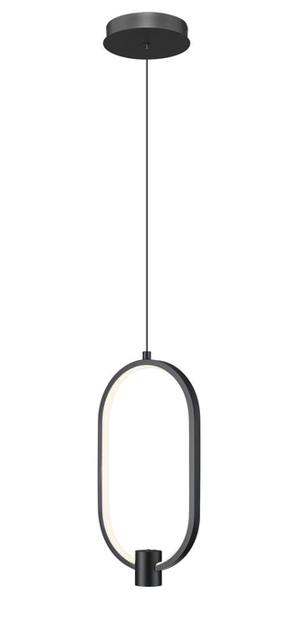 Z-Lite - 4101-8MB-LED - LED Pendant - Saros - Matte Black