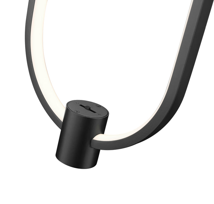 Z-Lite - 4101-8MB-LED - LED Pendant - Saros - Matte Black