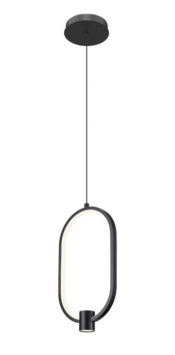 Z-Lite - 4101-8MB-LED - LED Pendant - Saros - Matte Black