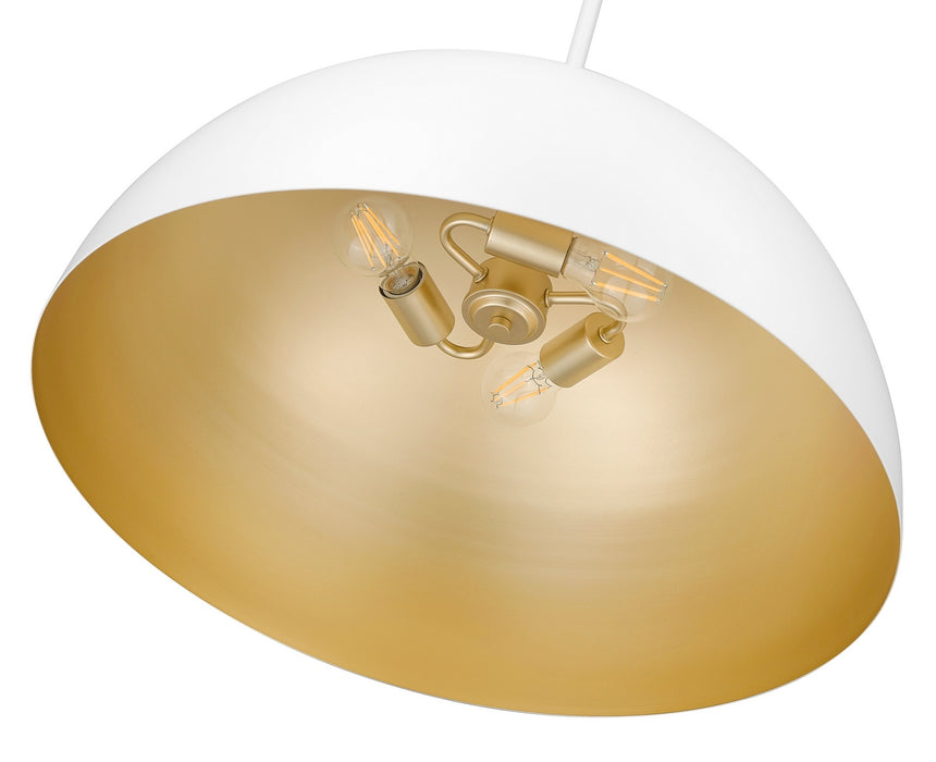 Z-Lite - 4501P24-MW - Three Light Pendant - Vega - Matte White
