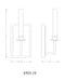 Z-Lite - 4503-1S-MB - Two Light Wall Sconce - Orson - Matte Black