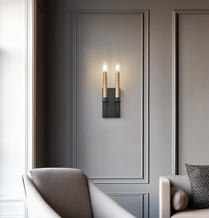 Z-Lite - 4503-2S-MB - One Light Wall Sconce - Orson - Matte Black