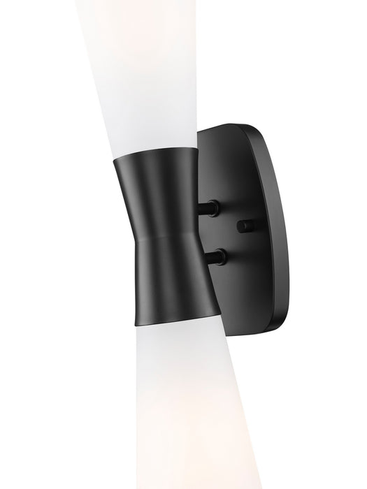 Z-Lite - 4504-2SL-MB - Two Light Wall Sconce - Emrys - Matte Black