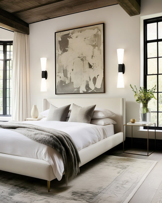 Z-Lite - 4504-2SL-MB - Two Light Wall Sconce - Emrys - Matte Black