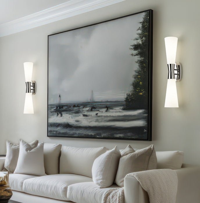 Z-Lite - 4504-2SL-PN - Two Light Wall Sconce - Emrys - Polished Nickel