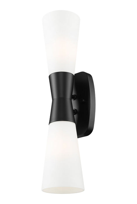 Z-Lite - 4504-2S-MB - Two Light Wall Sconce - Emrys - Matte Black