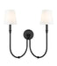 Z-Lite - 4505-2S-MB - Two Light Wall Sconce - Jisele - Matte Black