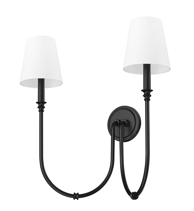 Z-Lite - 4505-2S-MB - Two Light Wall Sconce - Jisele - Matte Black