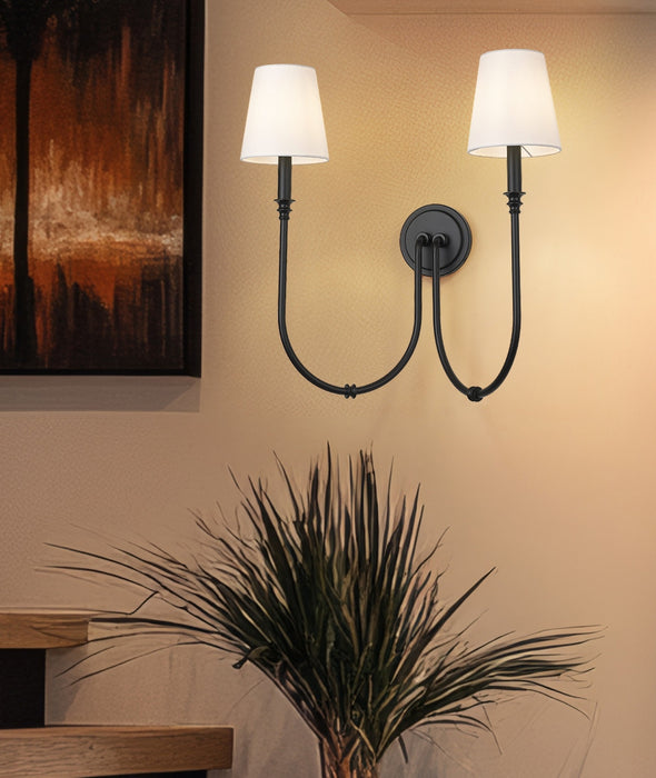 Z-Lite - 4505-2S-MB - Two Light Wall Sconce - Jisele - Matte Black