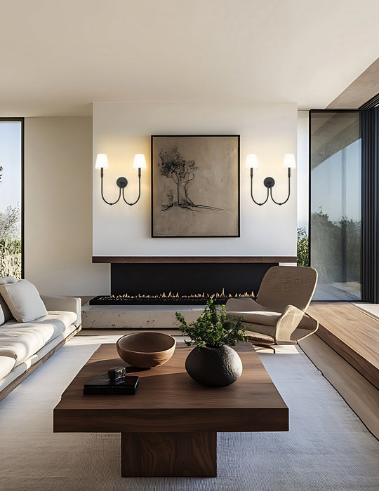 Z-Lite - 4505-2S-MB - Two Light Wall Sconce - Jisele - Matte Black