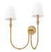 Z-Lite - 4505-2S-RB - Two Light Wall Sconce - Jisele - Rubbed Brass
