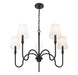 Z-Lite - 4505-5MB - Five Light Chandelier - Jisele - Matte Black